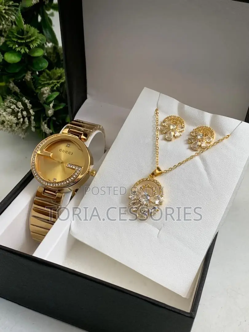 Necklace With Watch Set