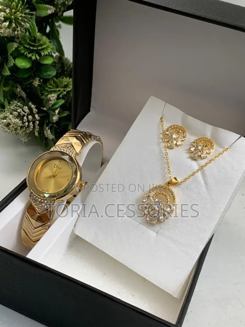 Necklace With Watch Set