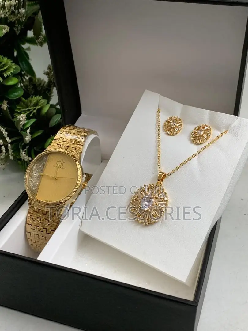 Necklace With Watch Set