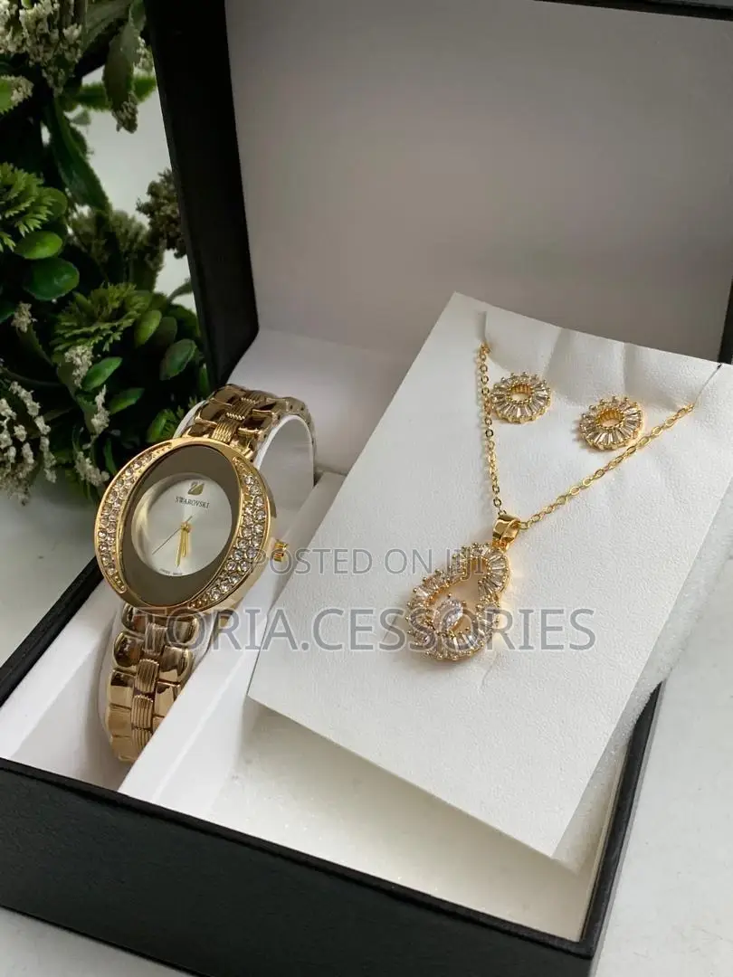 Necklace With Watch Set