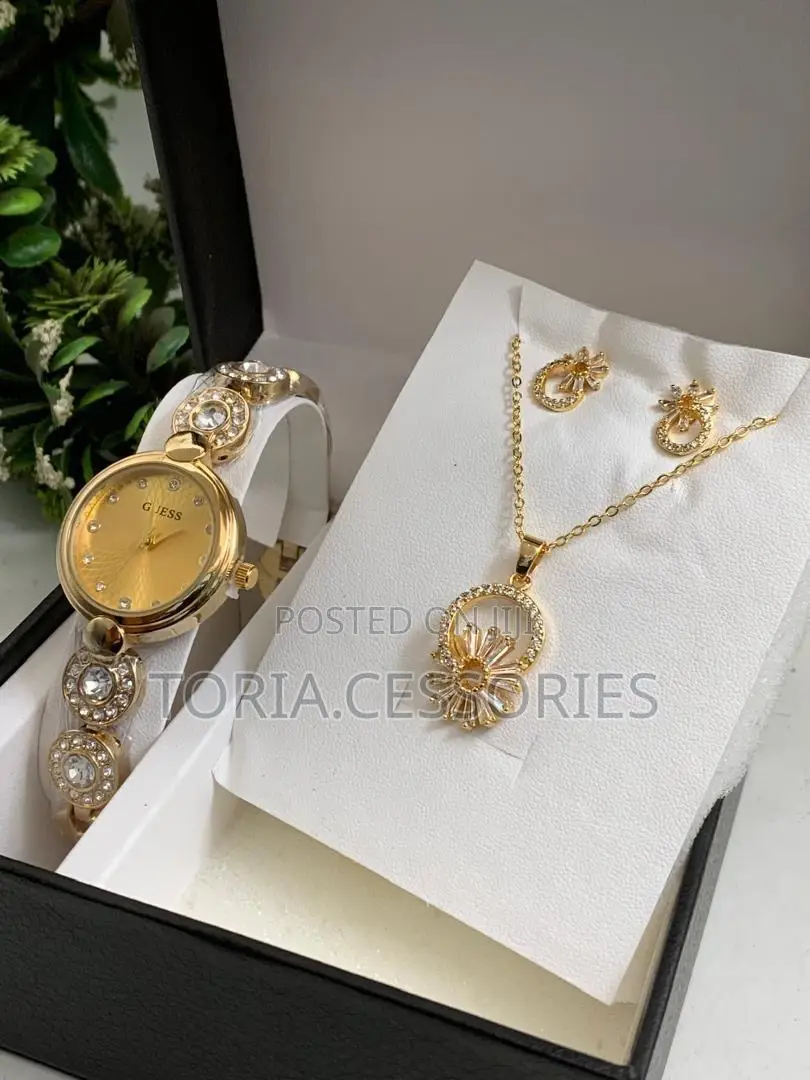 Necklace With Watch Set