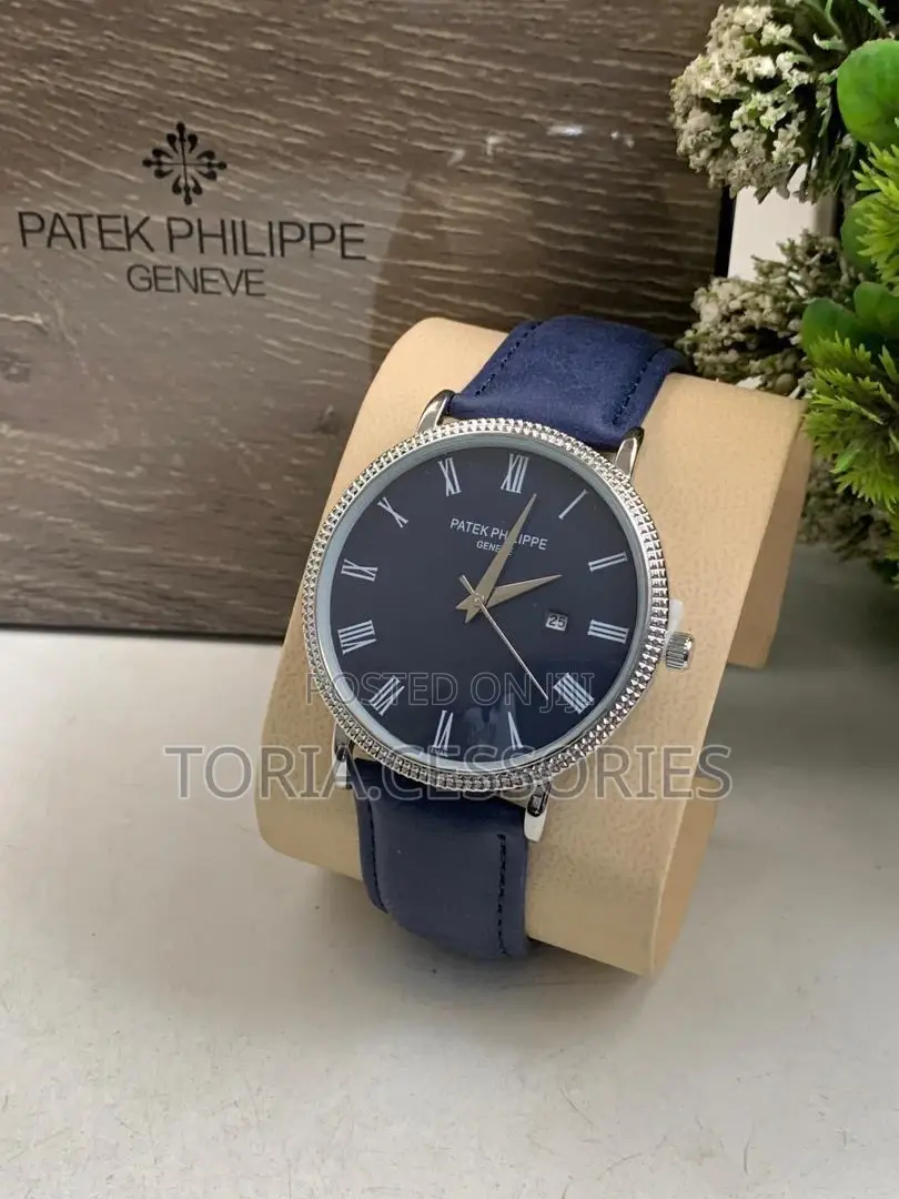 Men Patek Philippe Leather Watch