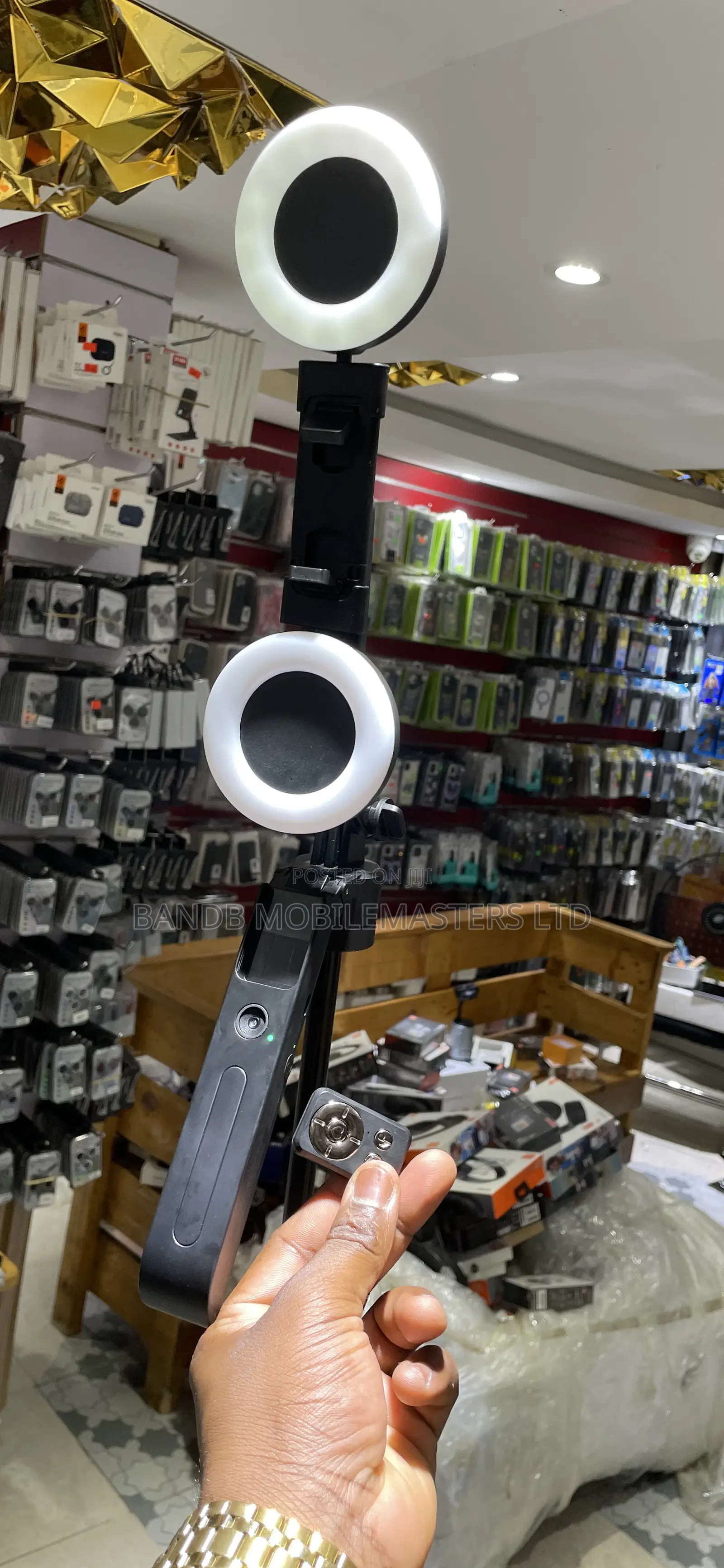 C12 Ai Tracking Camera Remote and Stable Selfie Stick Quadrupod