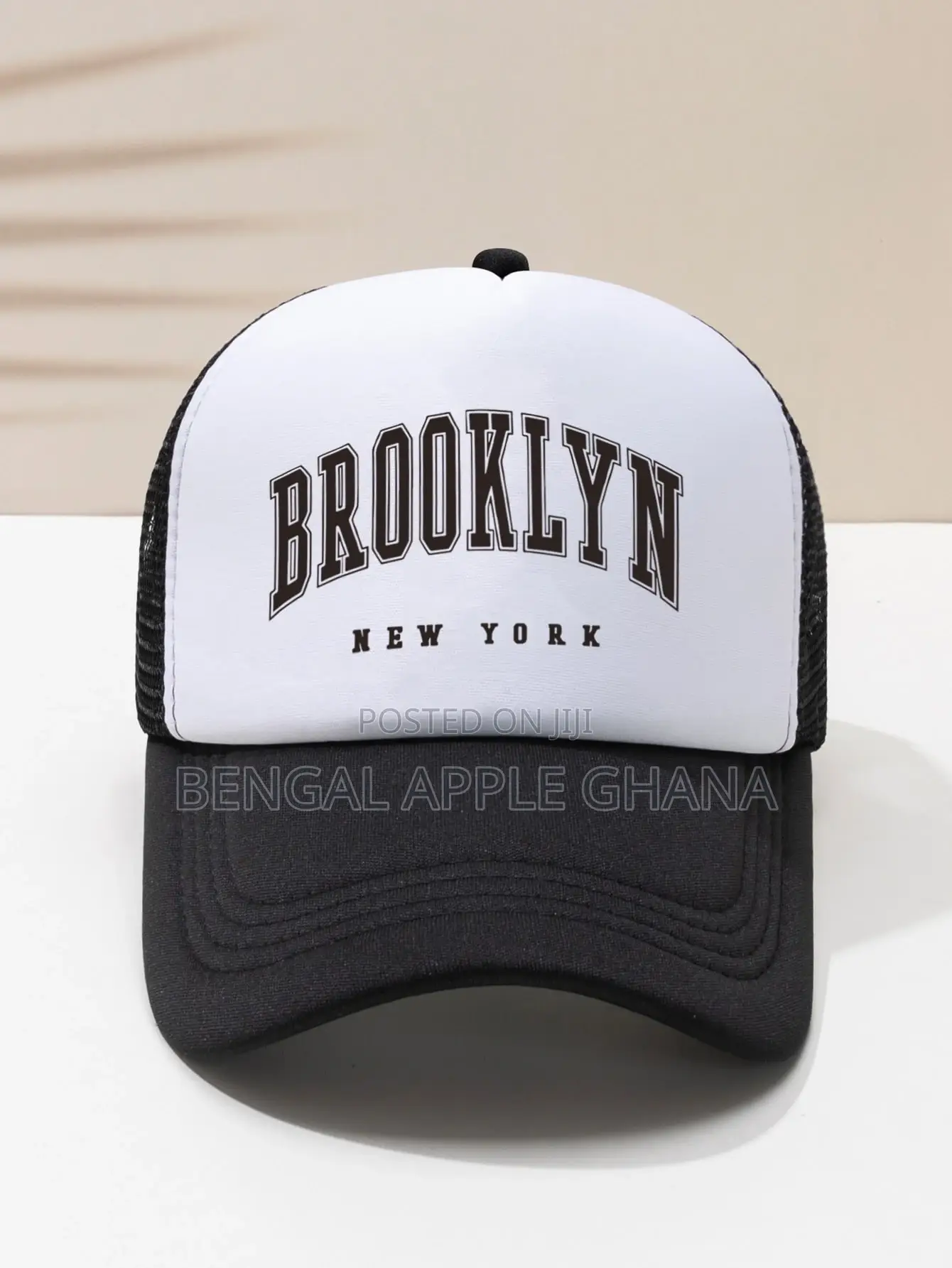 Black and White Brand New Brooklyn Cap
