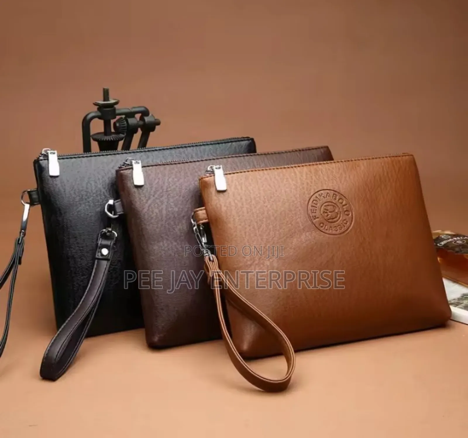 Men's Clutch Large Wallet Soft Pu Leather