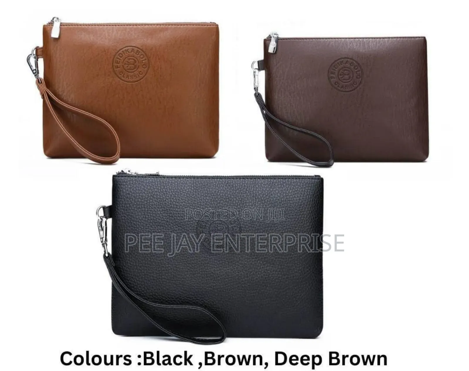 Men's Clutch Large Wallet Soft Pu Leather
