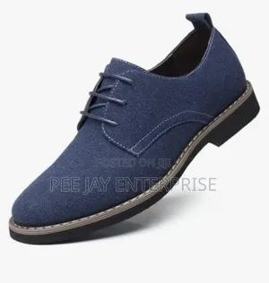 Men's Classic Suede Leather Lace Up Casual Shoes