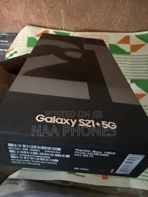 New Samsung Galaxy S21+ 5G 128 GB Black