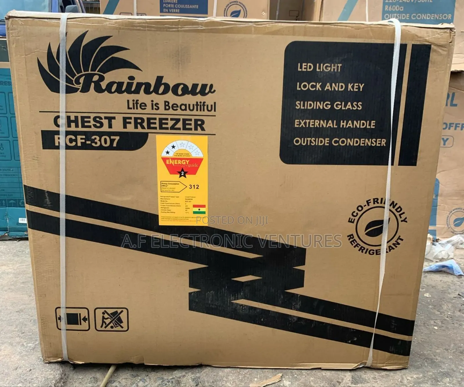Rainbow  251-Litres Chest Freezer(Rcf-307)