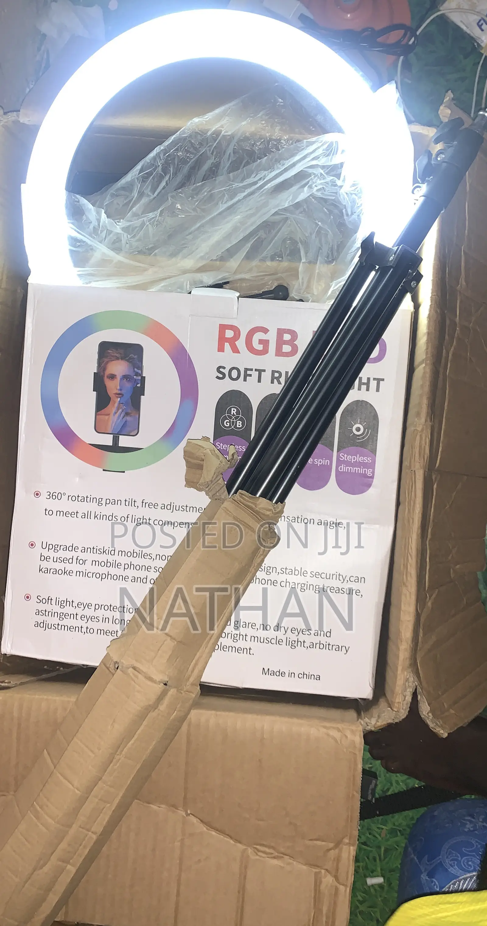 (New)Original 14 Inches(Rgb) Ring Light With Tripod And Remote Control