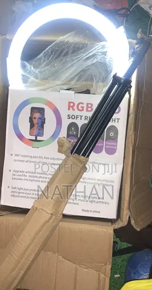 (New)Original 14 Inches(Rgb) Ring Light With Tripod And Remote Control