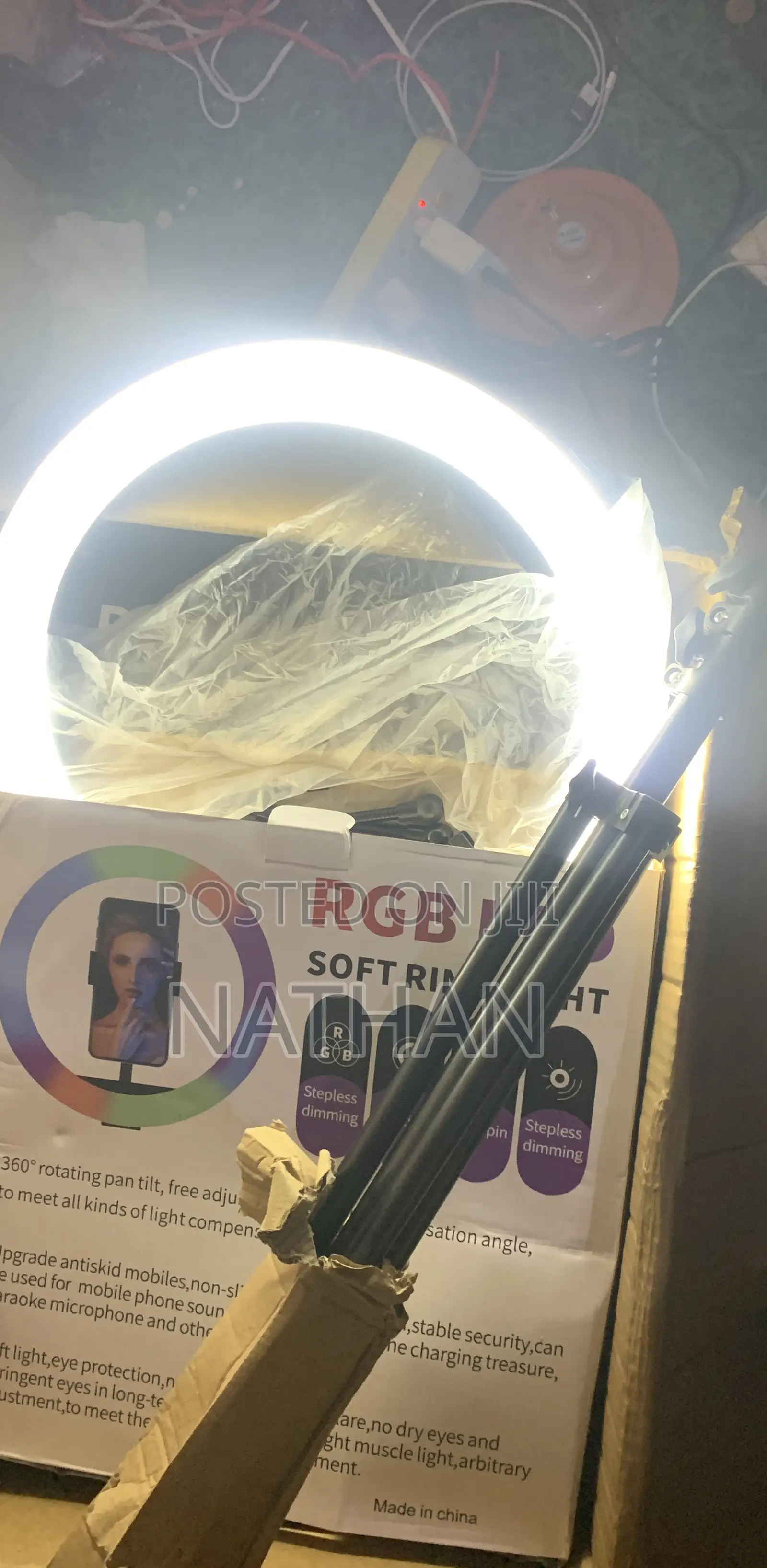 (New)Original 14 Inches(Rgb) Ring Light With Tripod And Remote Control