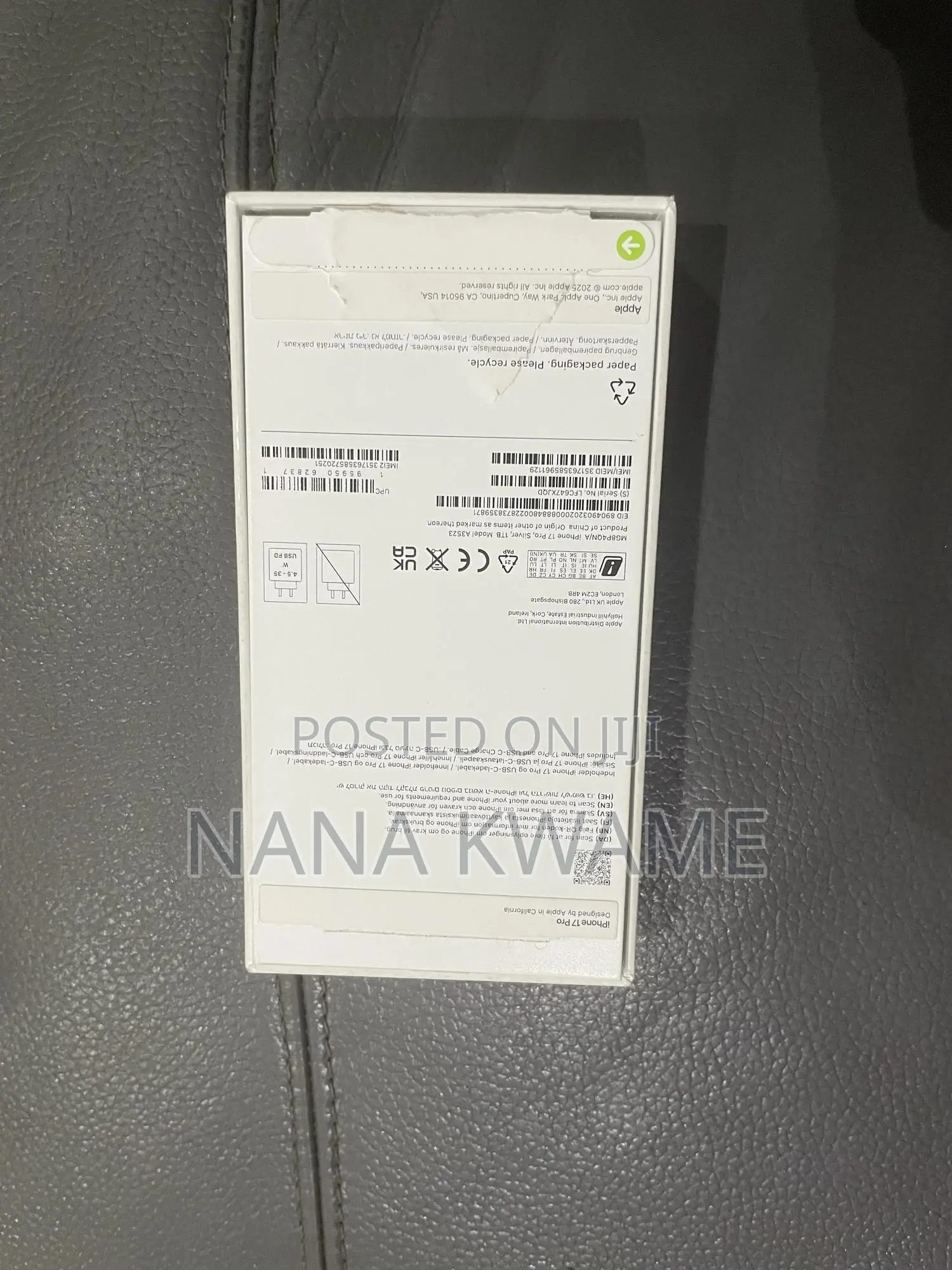 Apple iPhone 17 Pro 1 TB Silver