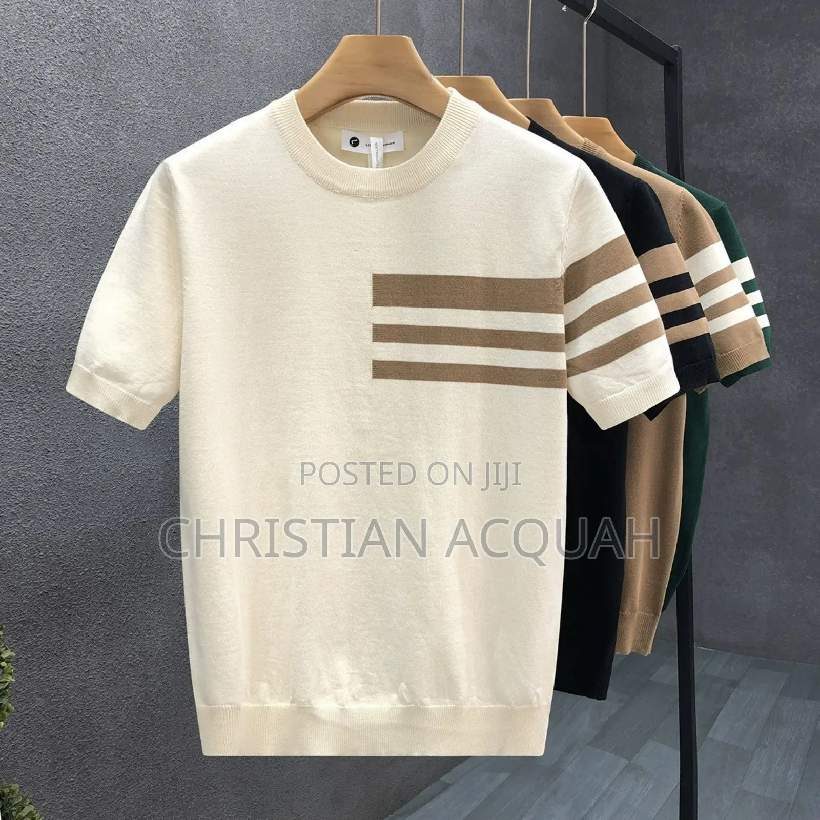 Round Neck Short Sleeved Shirt