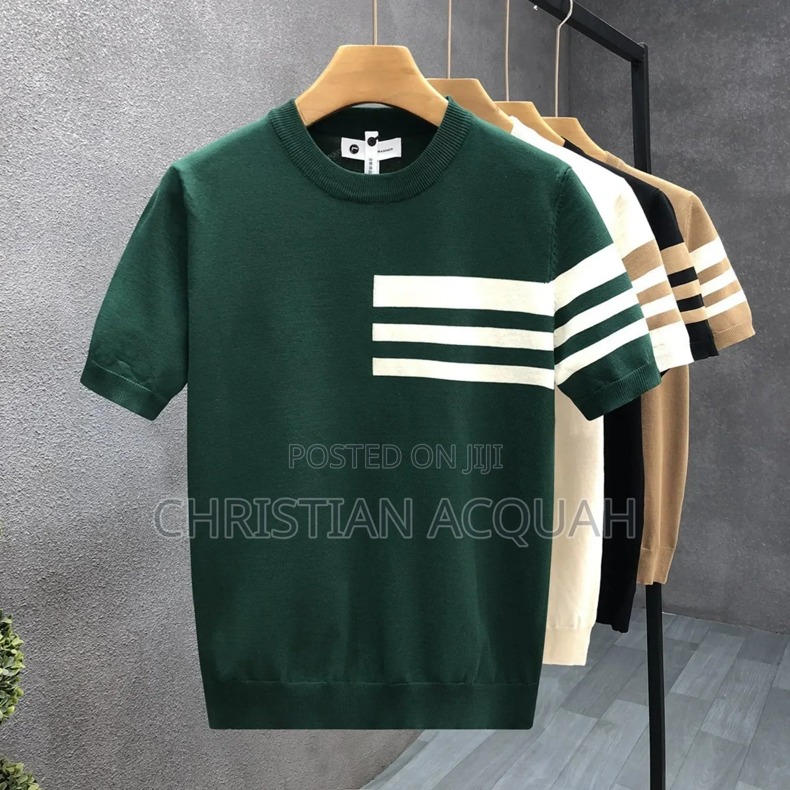 Round Neck Short Sleeved Shirt