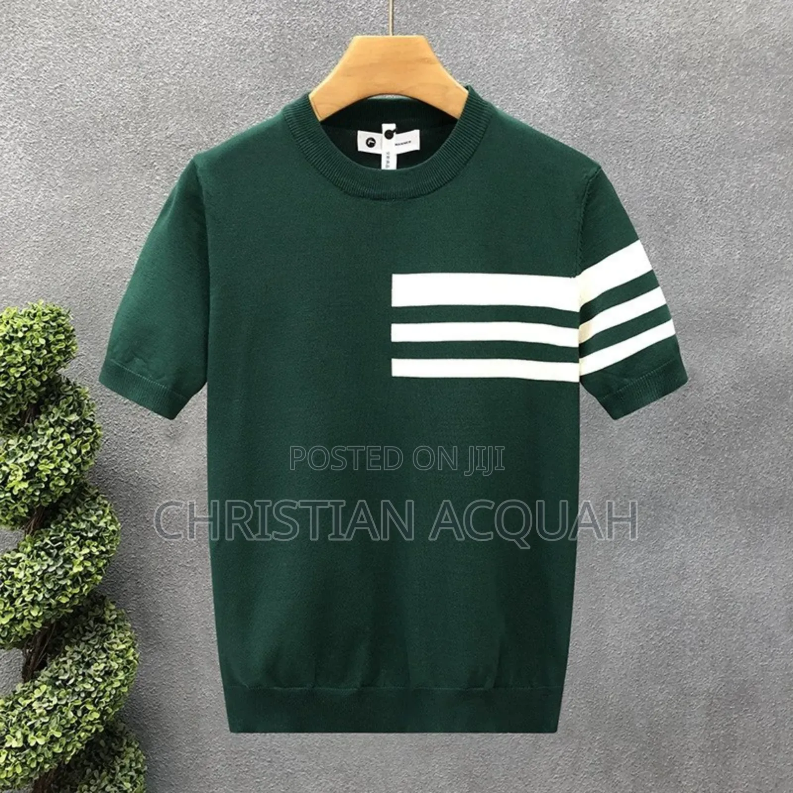 Round Neck Short Sleeved Shirt