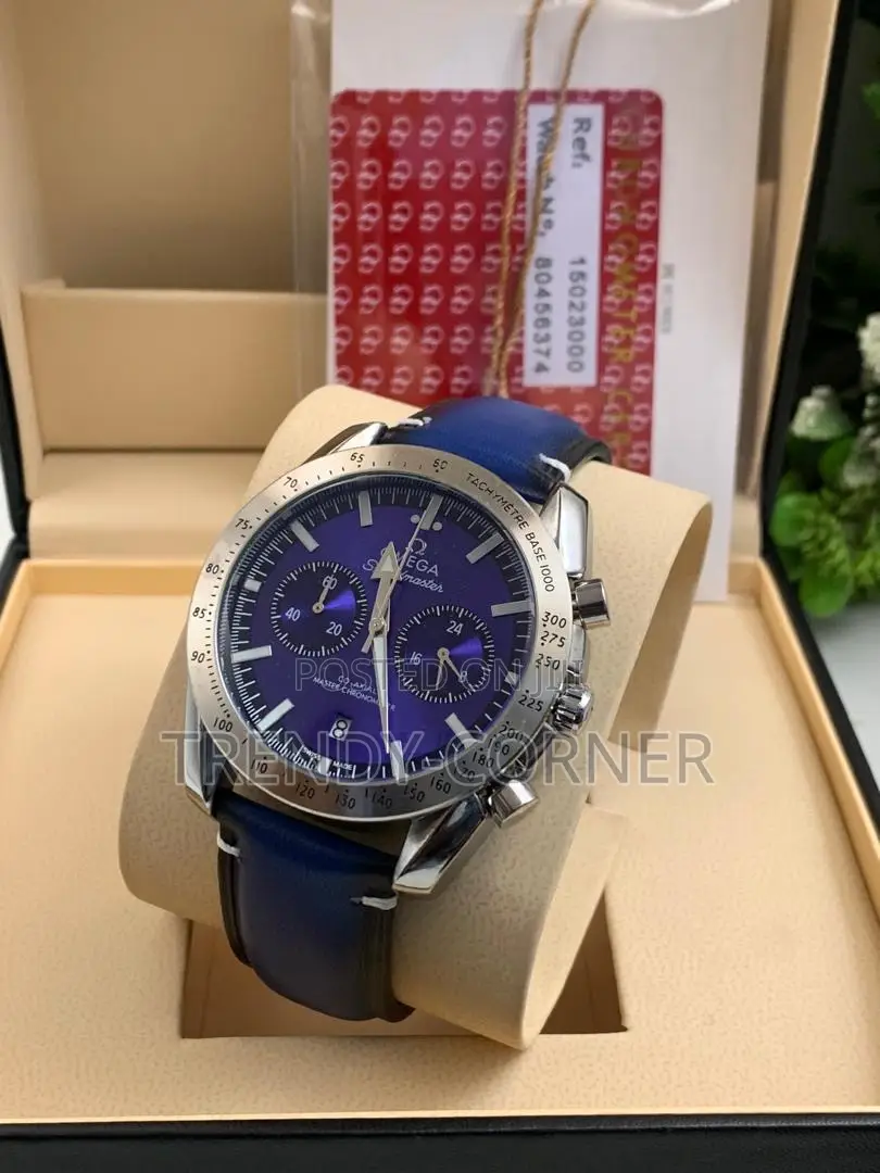 Omega Speedmaster ( Leather Strap )