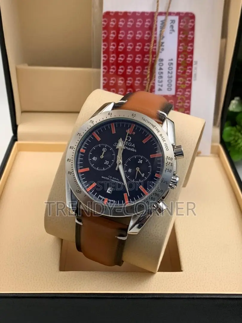 Omega Speedmaster ( Leather Strap )