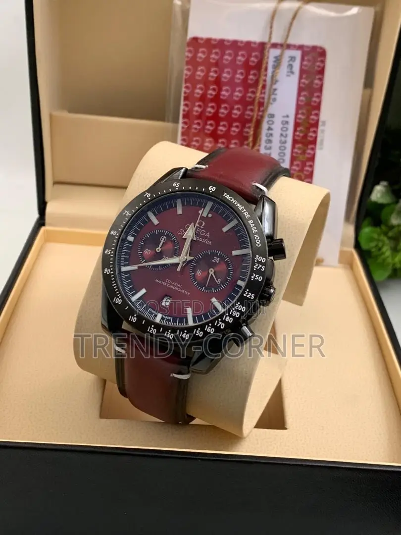 Omega Speedmaster ( Leather Strap )