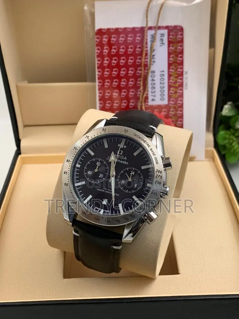 Omega Speedmaster ( Leather Strap )