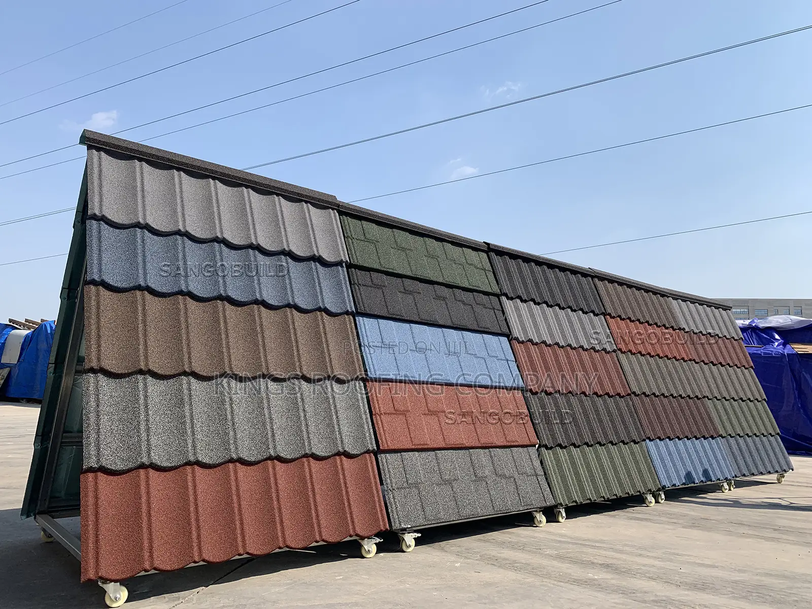 Solid Quality Euro Roofing Tiles With Different Colors and Types