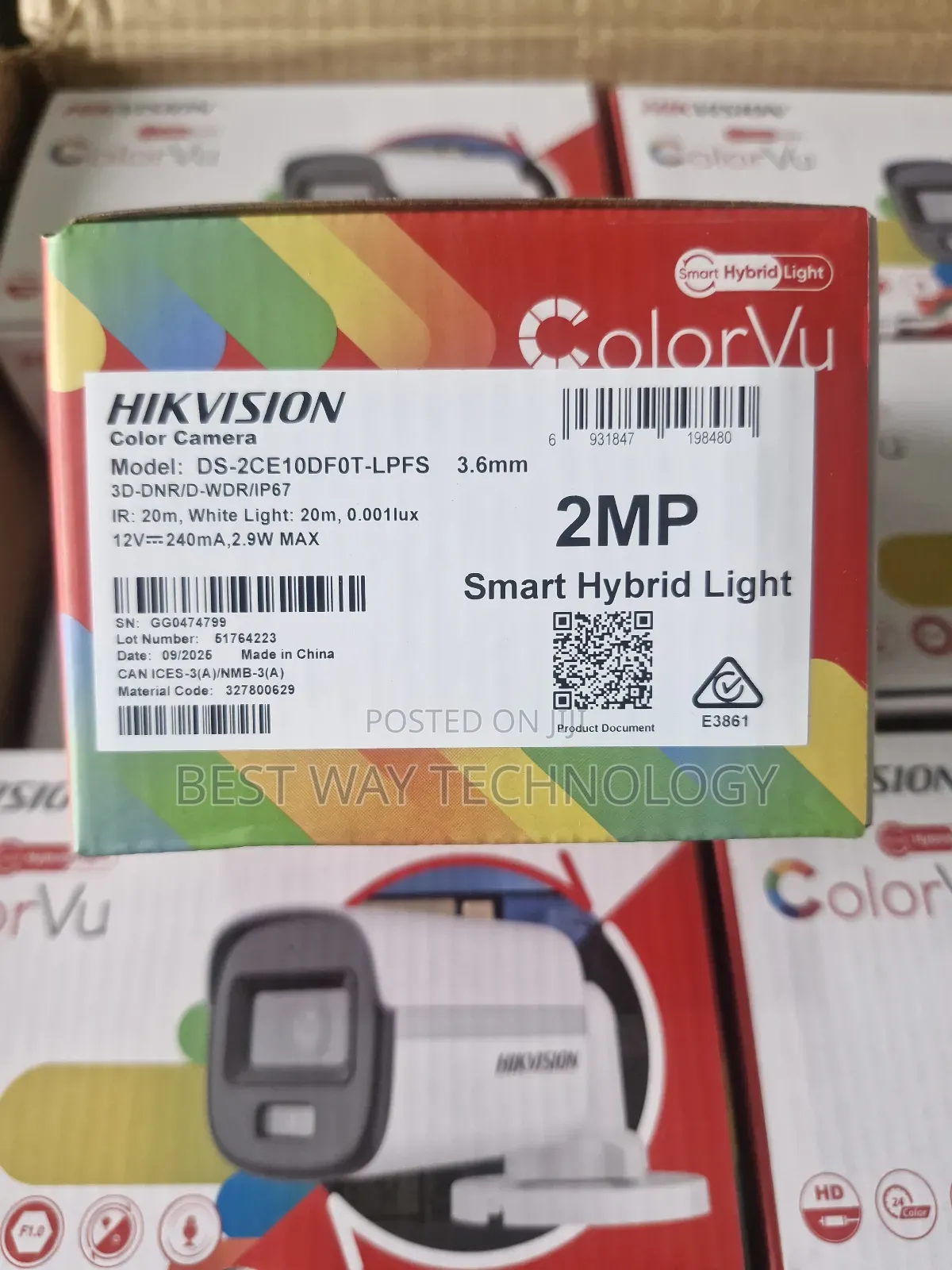 Colorvu Bullet Outdoor 2mp Camera