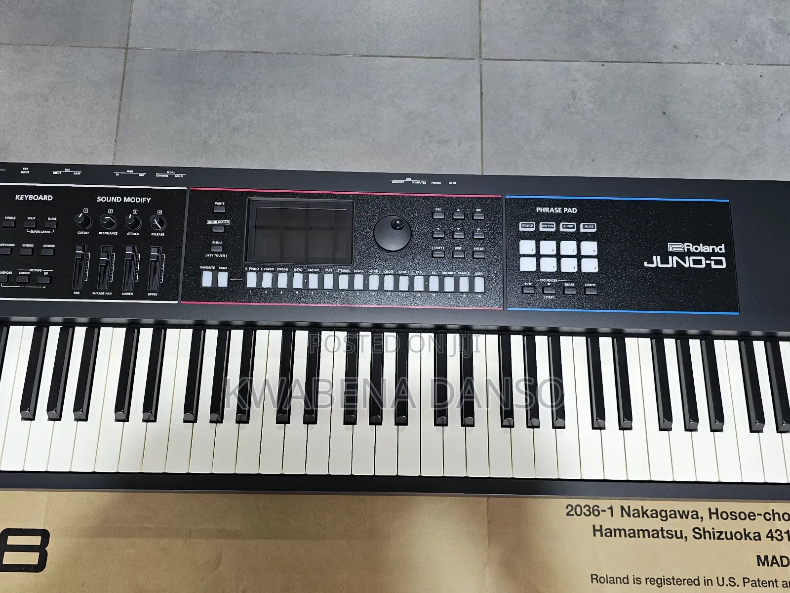 Roland Juno-D8 88-Key Synthesizer Keyboard