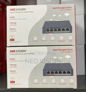Hikvision 4port Smart Managed Switch Poe