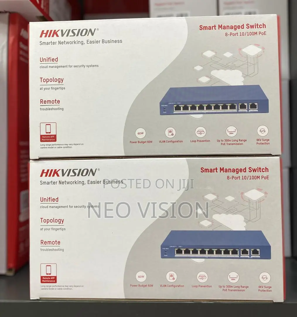 Hikvision 8port Smart Managed Poe Switch