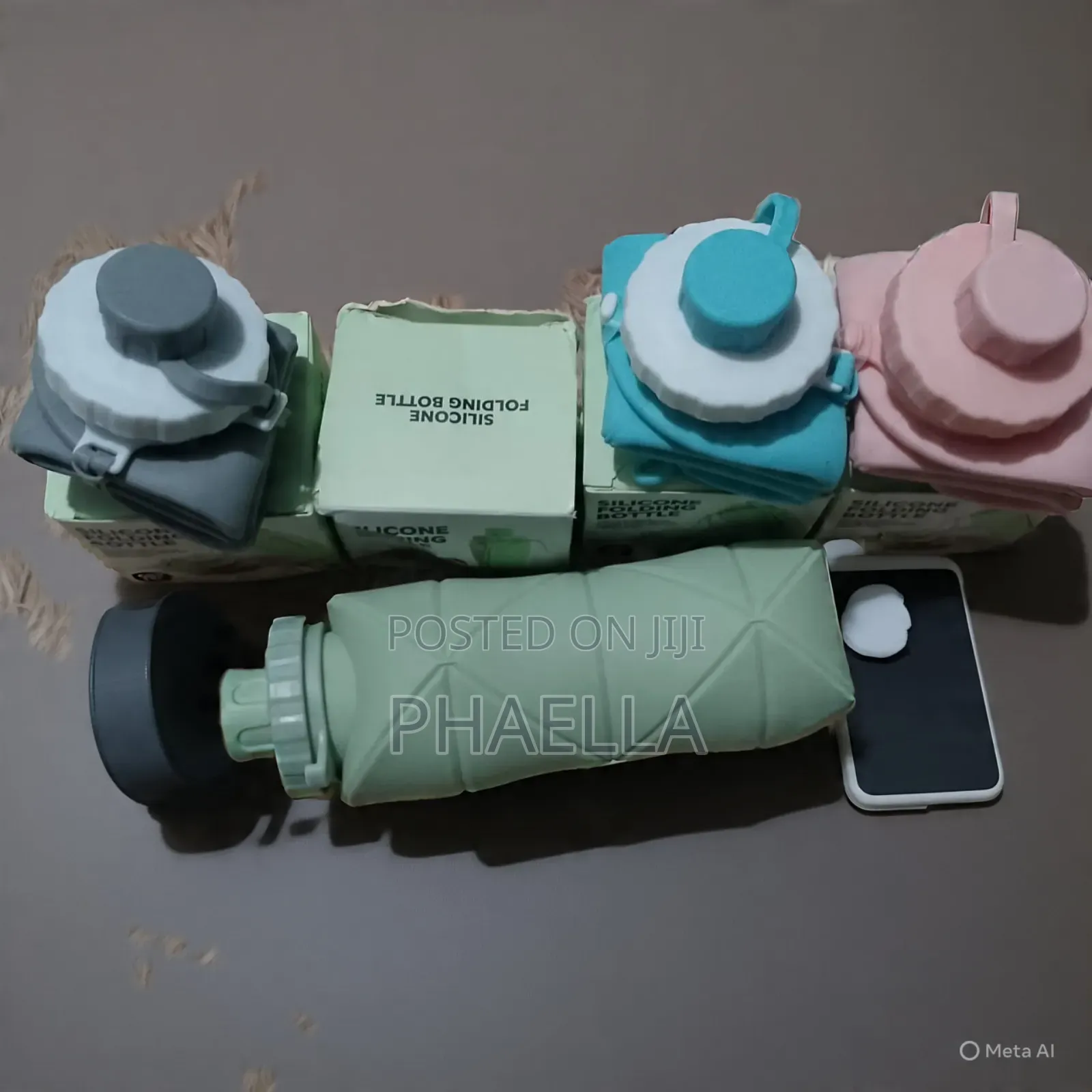 Foldable Silicone Water Bottle