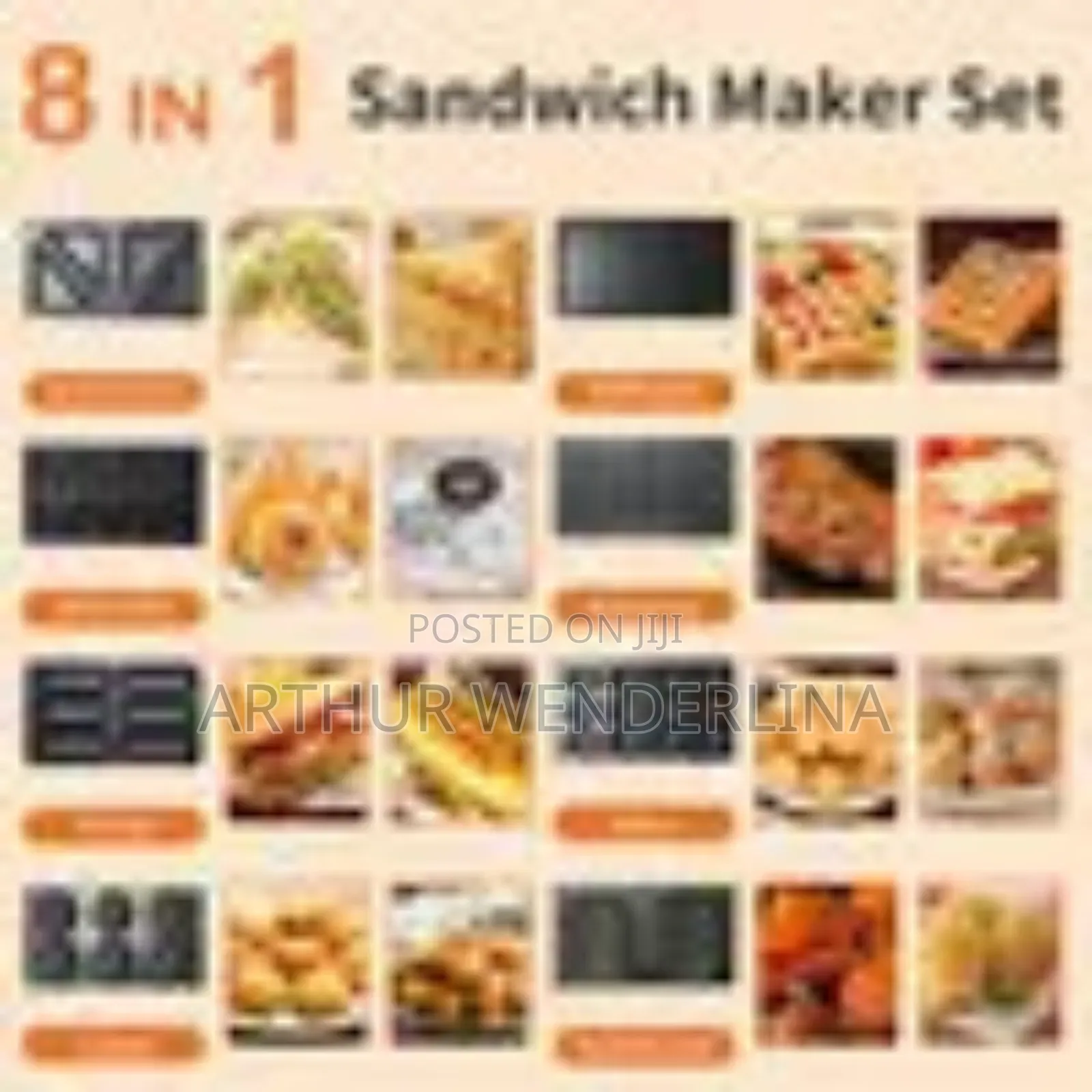 Sokany Sandwich Maker 8 in 1