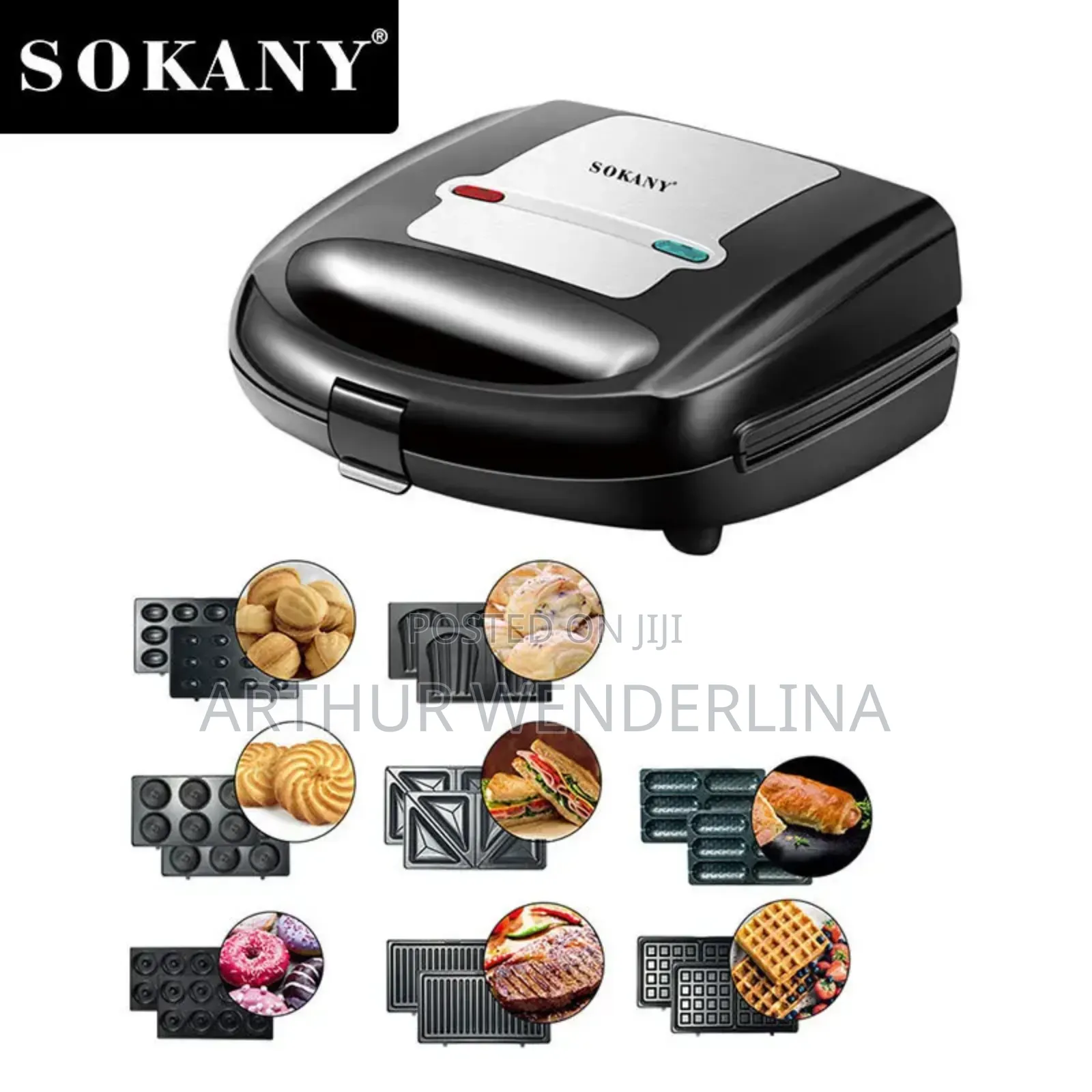 Sokany Sandwich Maker 8 in 1