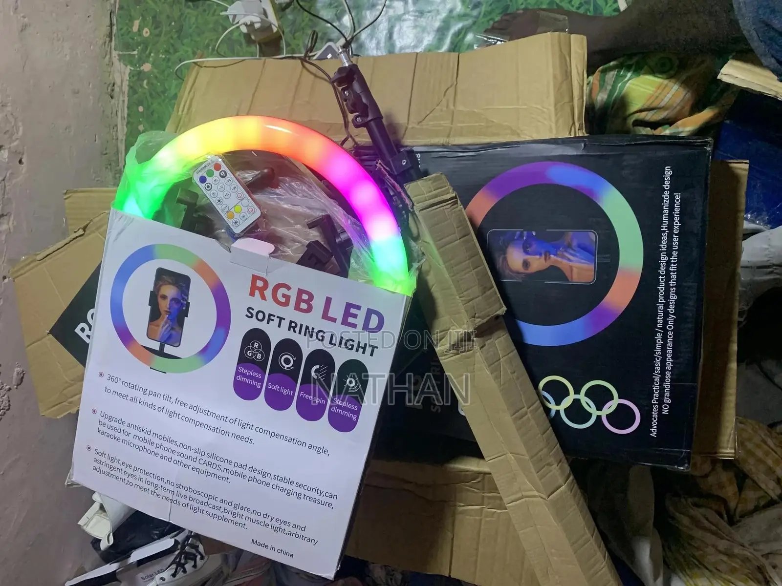 (New)Original 14 Inches(Rgb) Ring Light With Tripod And Remote Control