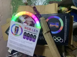 (New)Original 14 Inches(Rgb) Ring Light With Tripod And Remote Control