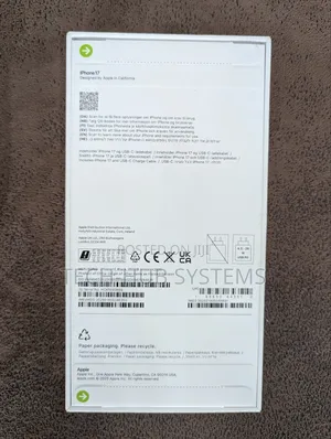 New Apple iPhone 17 256 GB Black
