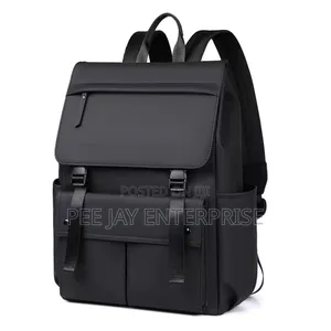 Black Medium Backpack