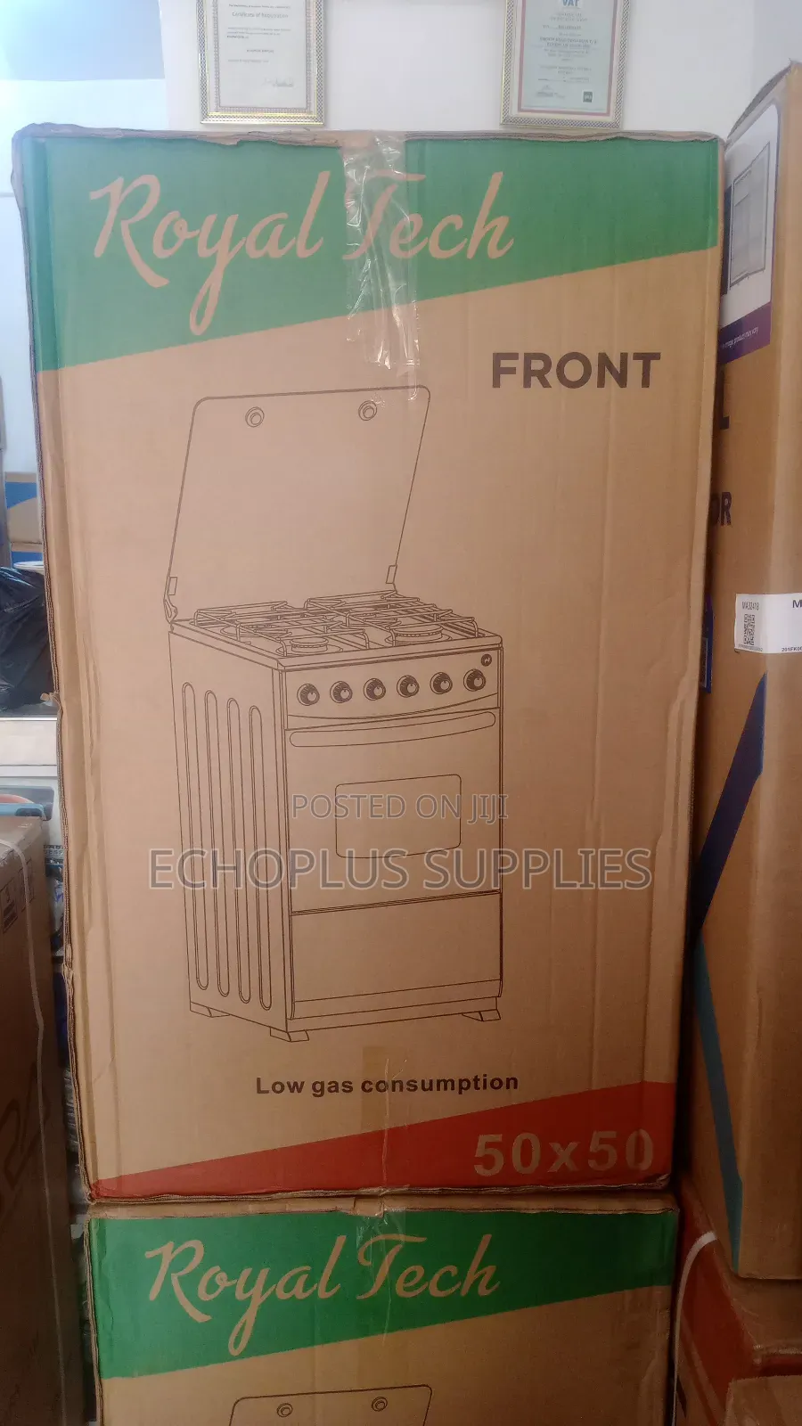 Royal Tech 4 Burner Gas Cooker With Oven and Grill