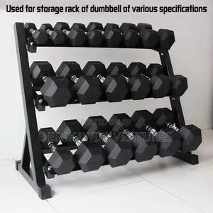 3 Level Commercial Rack(20pcs Of Dumbbells)