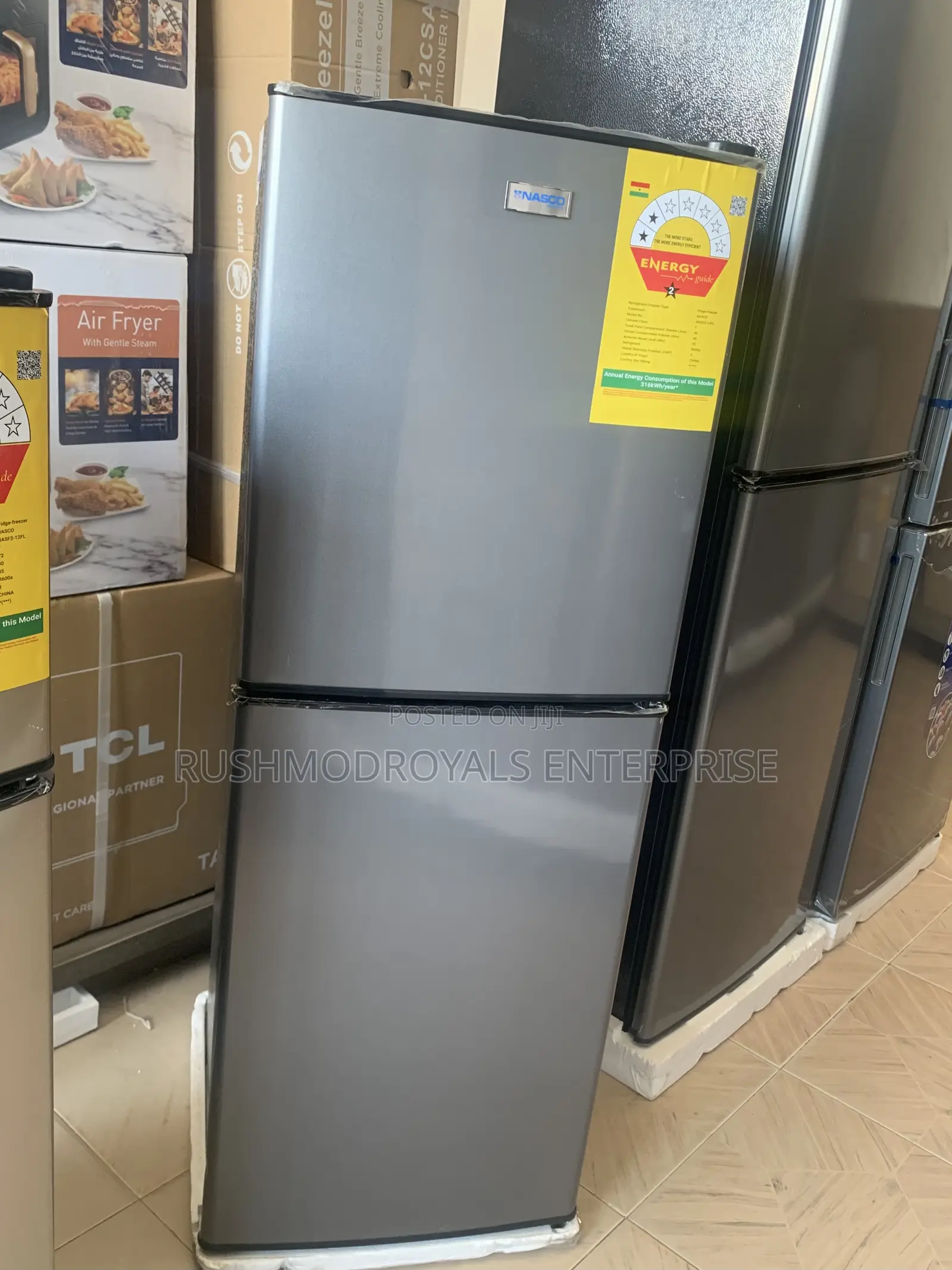The Compact Cooling Companion:Nasco 116l Bottom Freezer Refrigerator