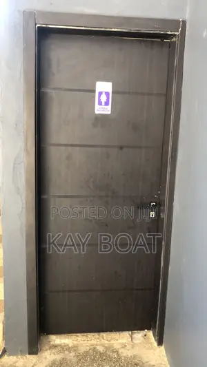 A Neatly Installed Fully Wooden Door
