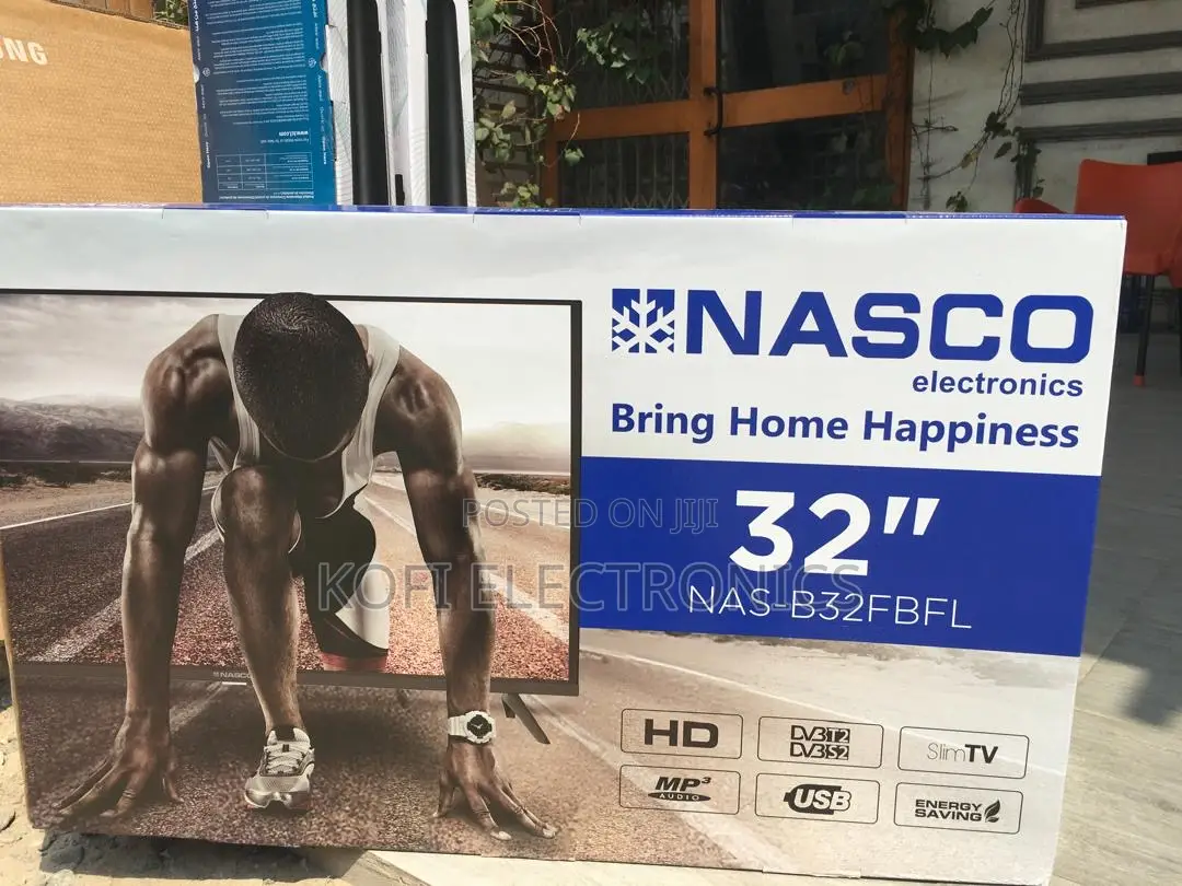 Nasco 32” Hd Tv Clear Compact Entertainment