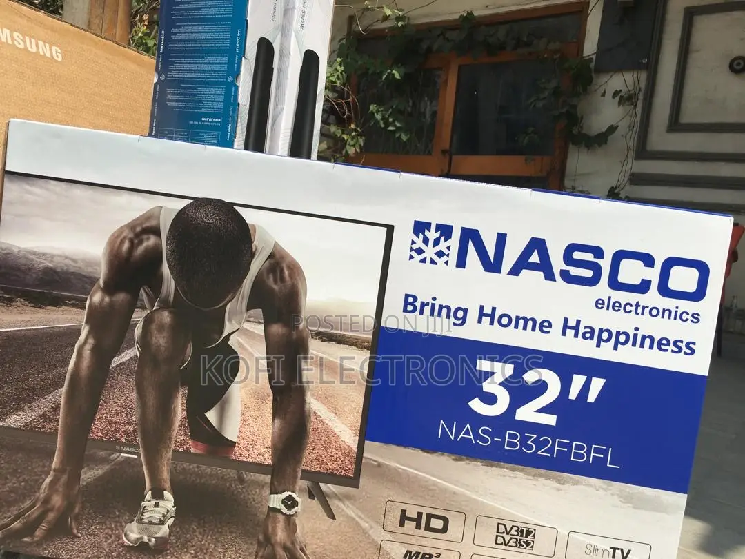 Nasco 32” Hd Tv Clear Compact Entertainment