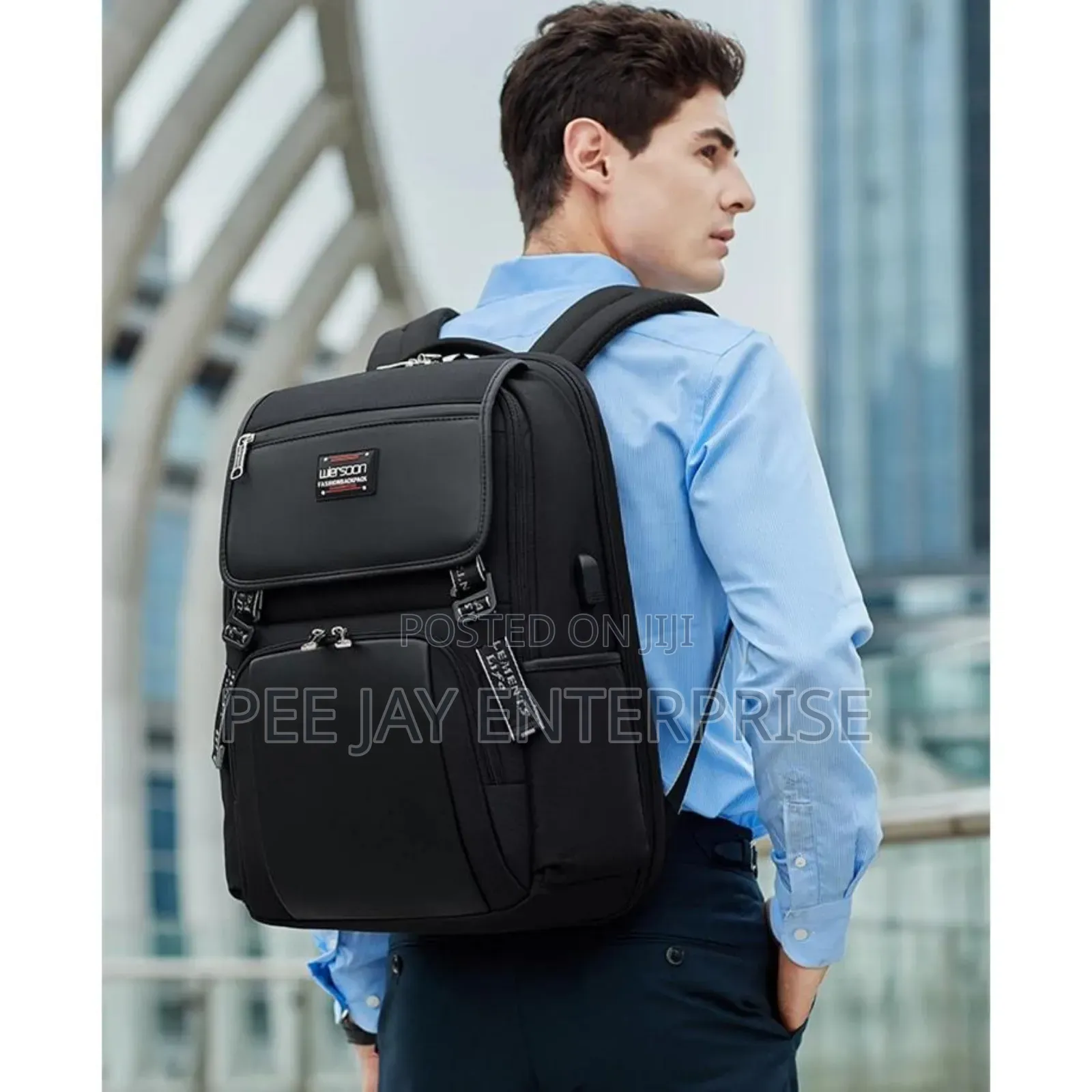Multifunctional Waterproof Bags Business Laptop Backpack Usb Charging