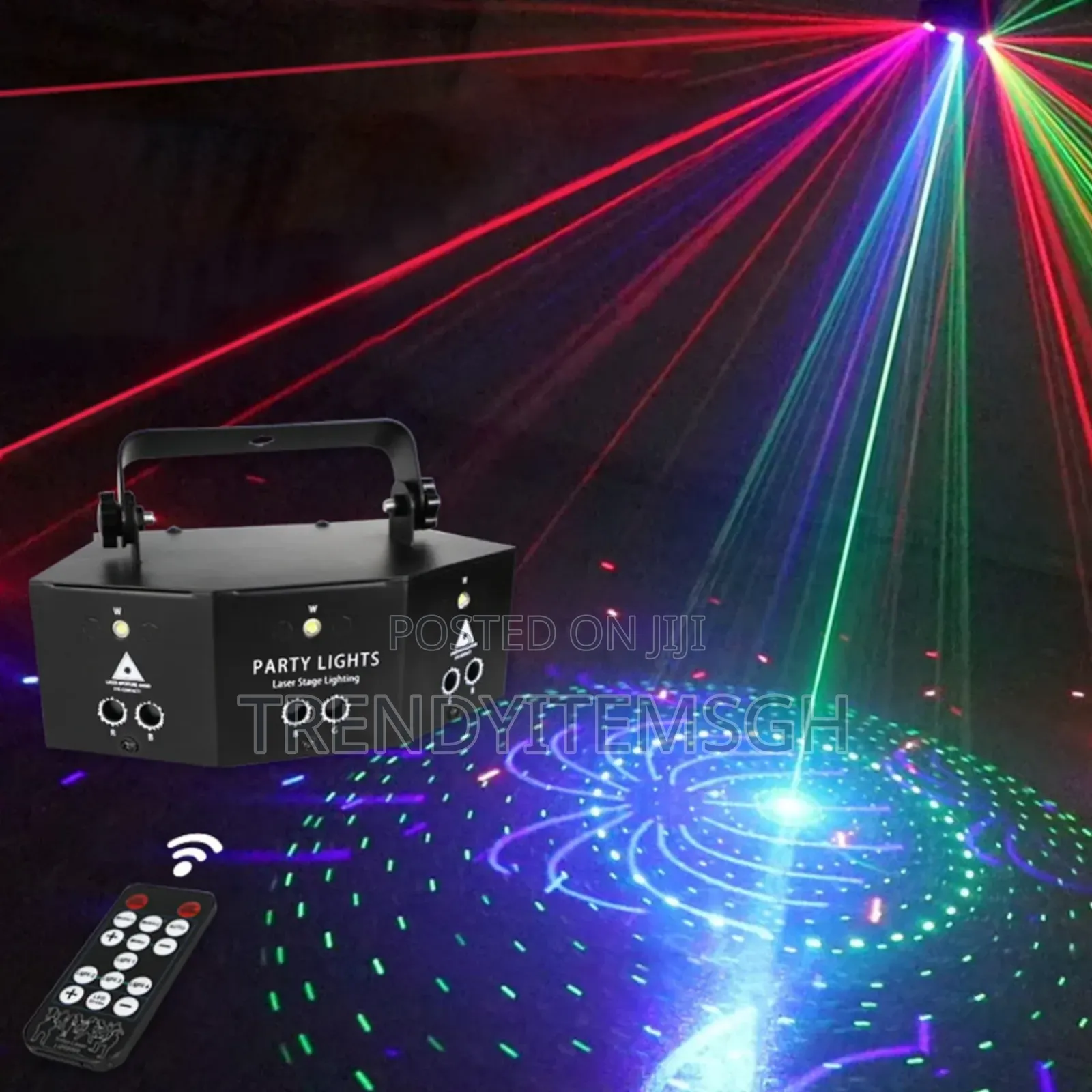 9 Eye Laser Projector Light Strobe Disco Party Light