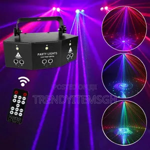 9 Eye Laser Projector Light Strobe Disco Party Light