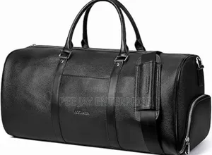 Genuine Leather Travel Weekender Overnight Duffel Bag