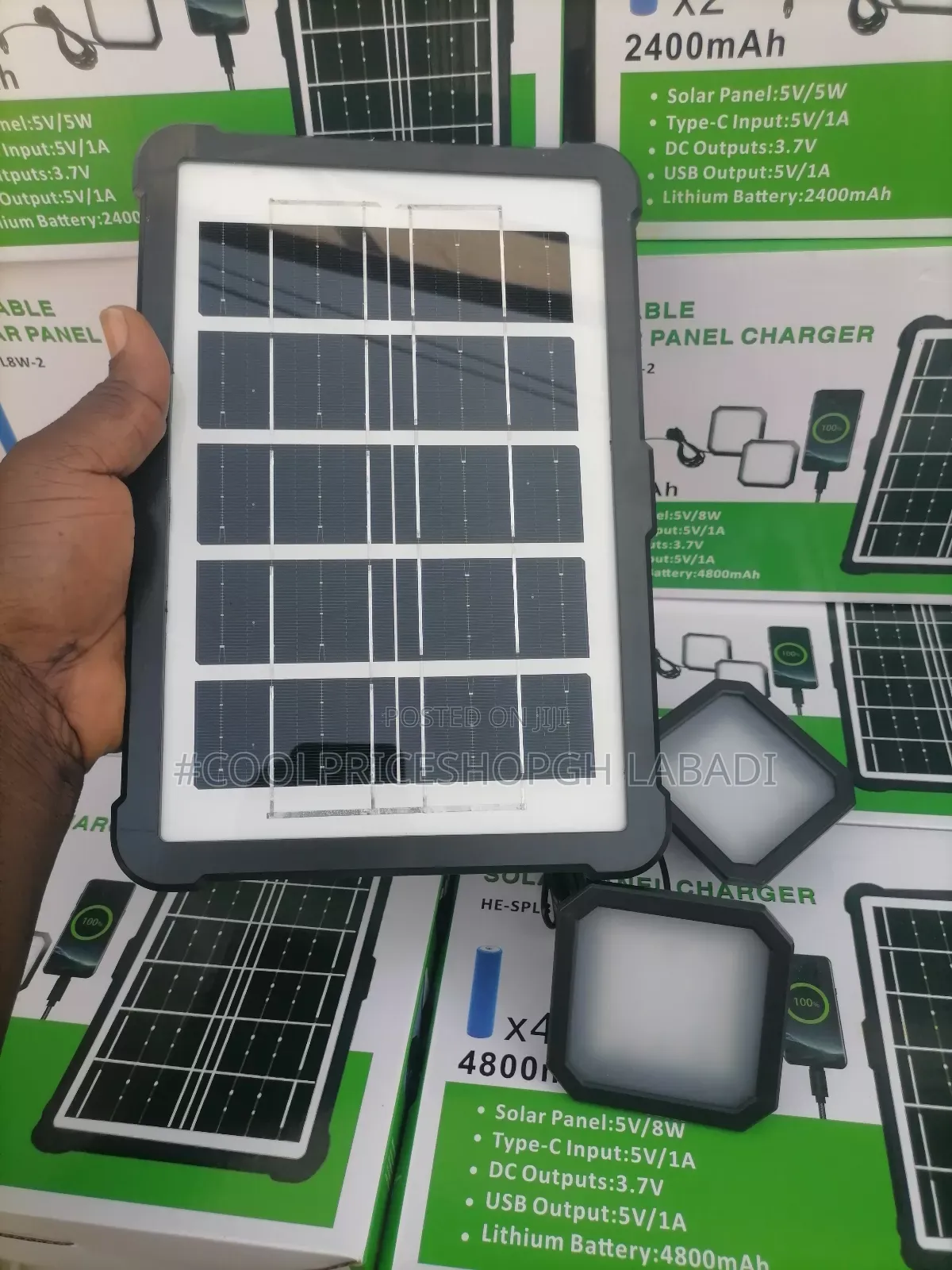 Power Bank Solar Charging Lamp