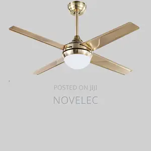 Ultra-Modern 4-Blade Luxury Ceiling Fan (Led + Remote)