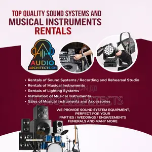 Rentals of Stage Lights and Musical Instruments