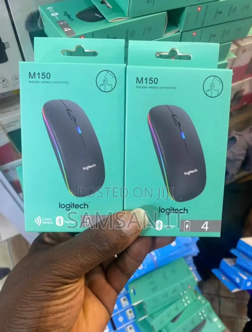 Wireless Rechargeable Dual Mode Logitech Mouse With Lighting